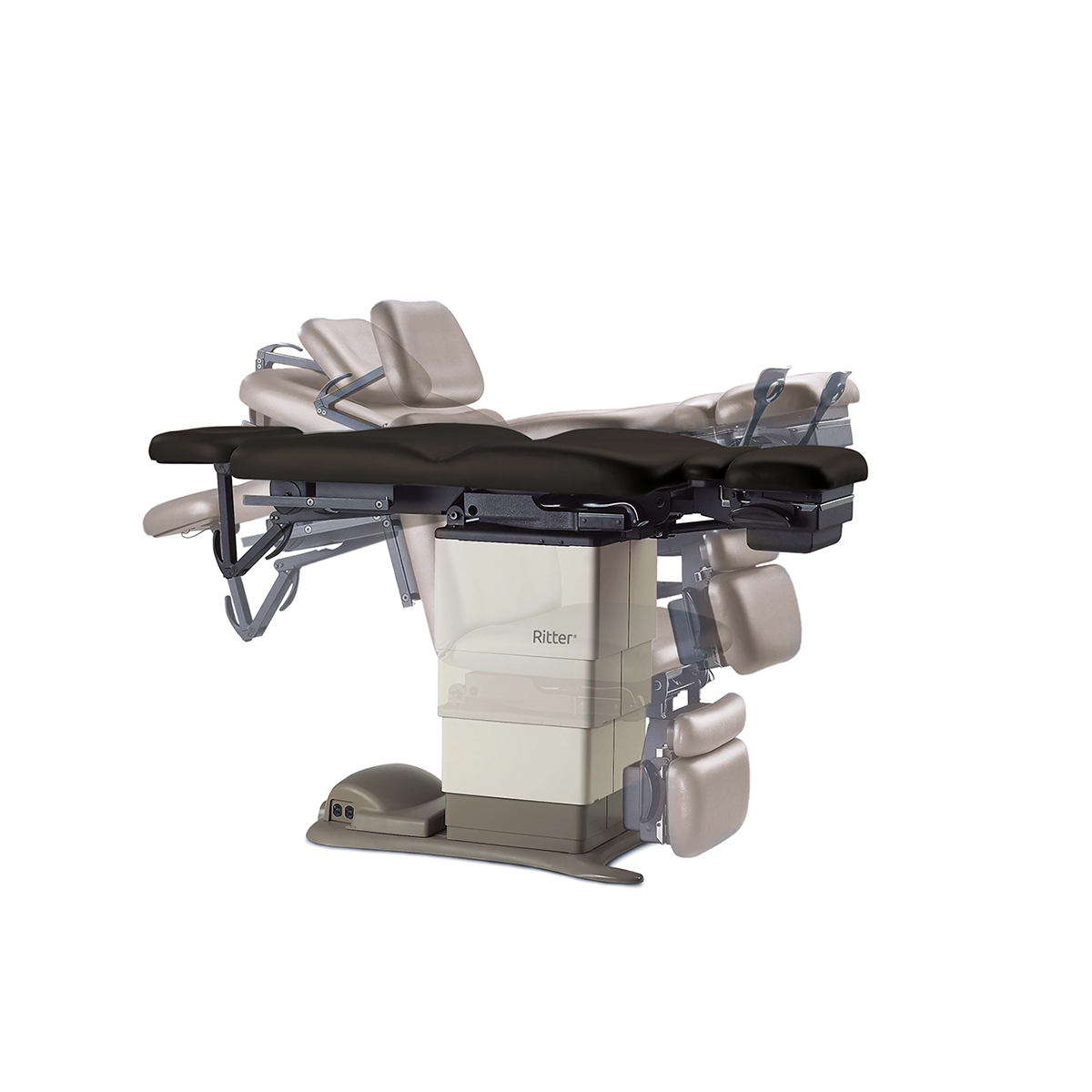 Mesa de exploración médica superior y de alta capacidad de carga. Ritter 230.