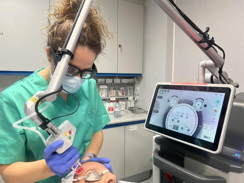 Aplicacion laser co2 fraccionado / Medical HS
